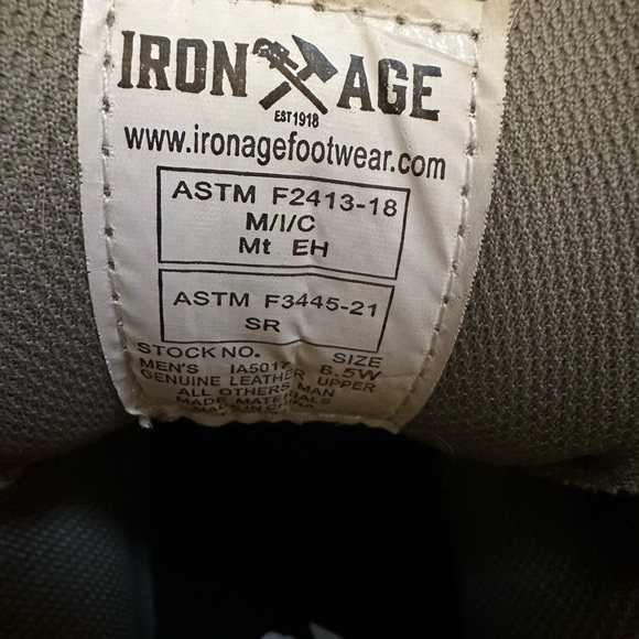 NIB Steel Toe Work Boots Sz 8.5 Wide - Picture 5 of 10